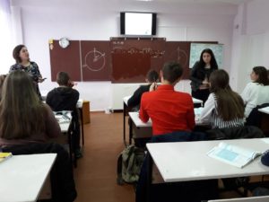 06.11.2018 oră publică la matematică în clasa a 9-a ”Arc de cerc. Unghi la centru. Unghi înscris în cerc” profesor – Rașcenco Snejana