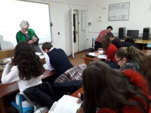 20.11.2018 Oră publică în clasa a VII-a cu subiectul  ”Câmp asociativ al cuvântului cântec. Invitația” Profesor: Tatiana Alexandrova
