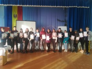 „GALA OLIMPICILOR”, elevii au fost apreciați cu diplome ca rezultat al Olimpiadei locale.