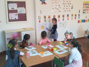 Activitate publică ,, Micii astronauți,, educător Țuțuianu Angela.