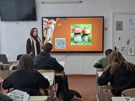 La data de 07.12.23, s-a desfășurat o lecție publică la biologie, la un nivel înalt datorită metodelor interactive și platformelor educaționale utilizate în cadrul desfășurării subiectului ”Regnul fungi” adică Ciupercile, tipurile de ciuperci, diferența dintre ele, înmulțirea lor, curiozități despre ciuperci, unde s-a menționat și evidențiat curiozitatea elevilor din clasa a IX-a pe tot parcursul lecției fiind organizată de profesorul Fedosova Oxana.