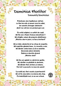 Recital de poezii și cântece de Duminica Floriilor